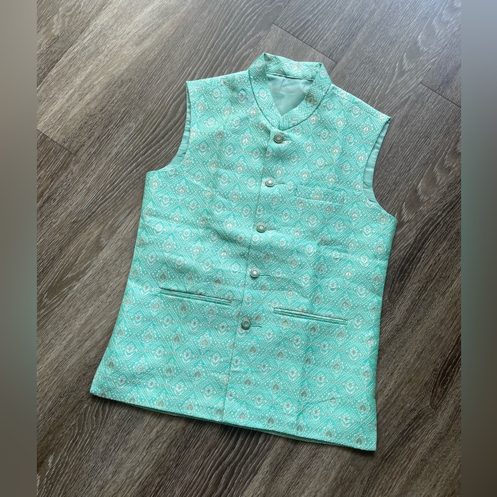 Turquoise Men’s Vest/Jacket